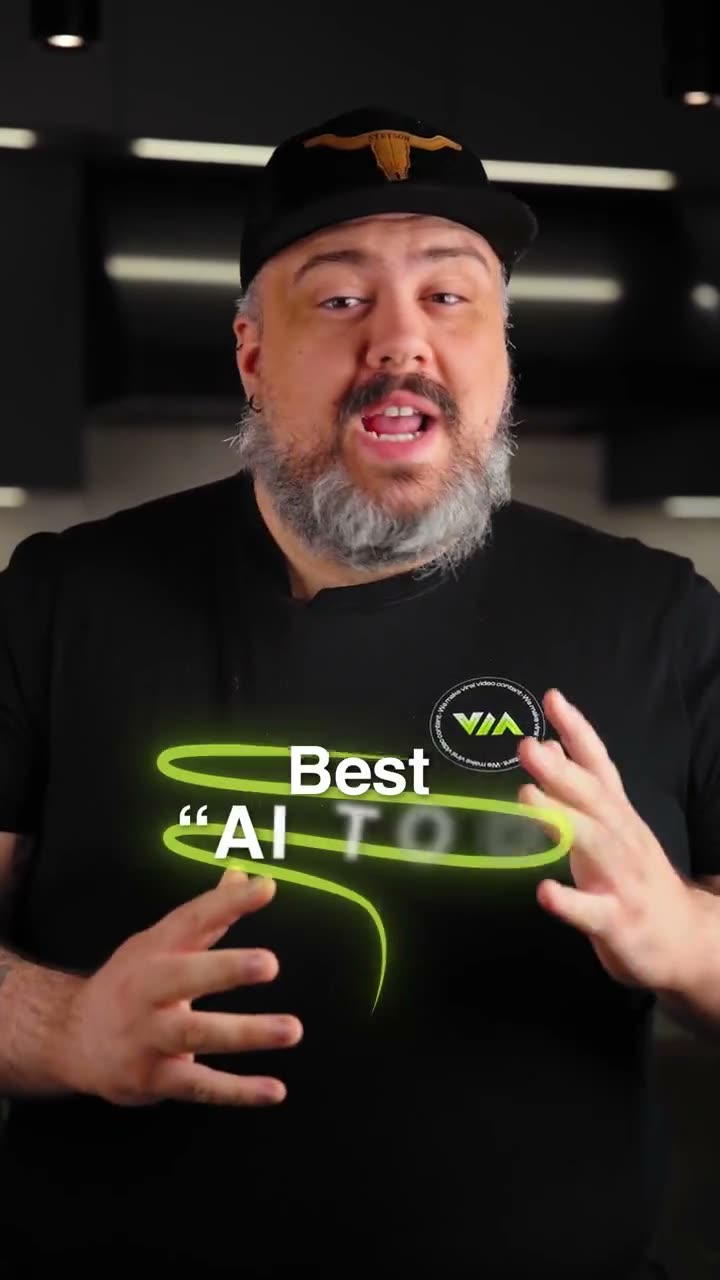 Frame from an AI topic reel